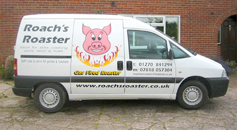 Roaches Roaster Nantwich hog roast cheshire functions party events